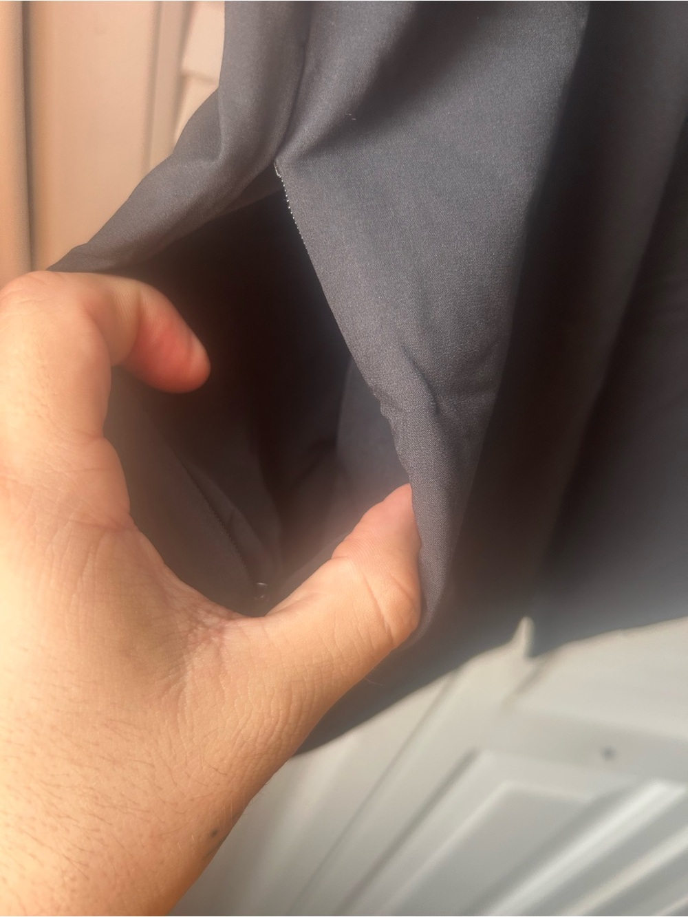 Men's Black Flat Front Shorts - Comfortable Everyday Style - Picture 5 of 5